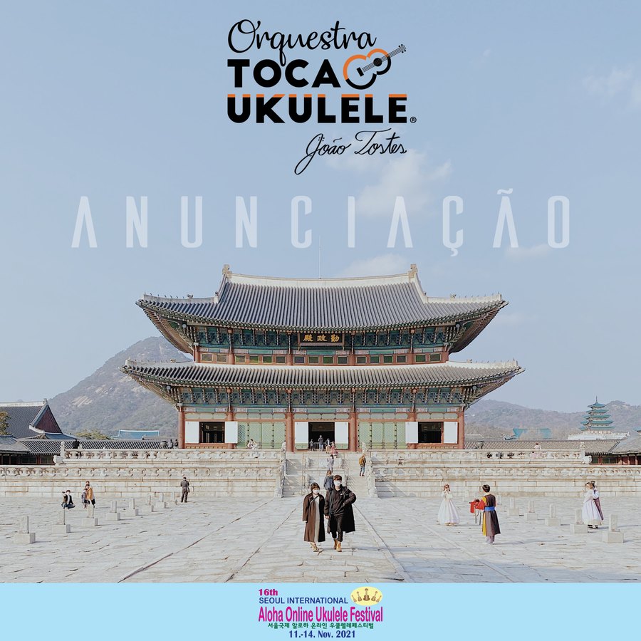 Capa de Anunciação da Orquestra Toca Ukulele